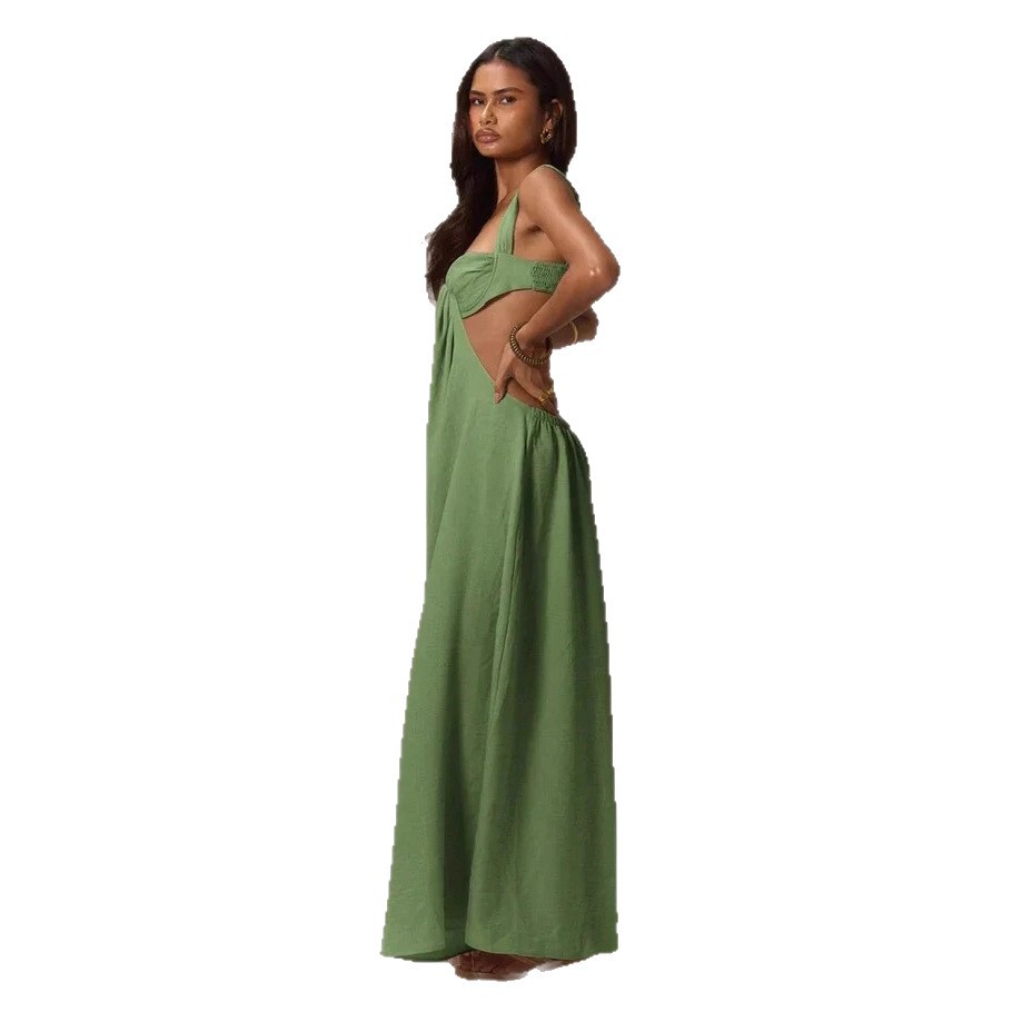 Bohemian Sexy Strapless Backless Jumpsuit Dress For Women