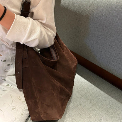 New Autumnwinter Womens Single-shoulder Bag Made From Premium First-layer Cowhide With A Matte Finish