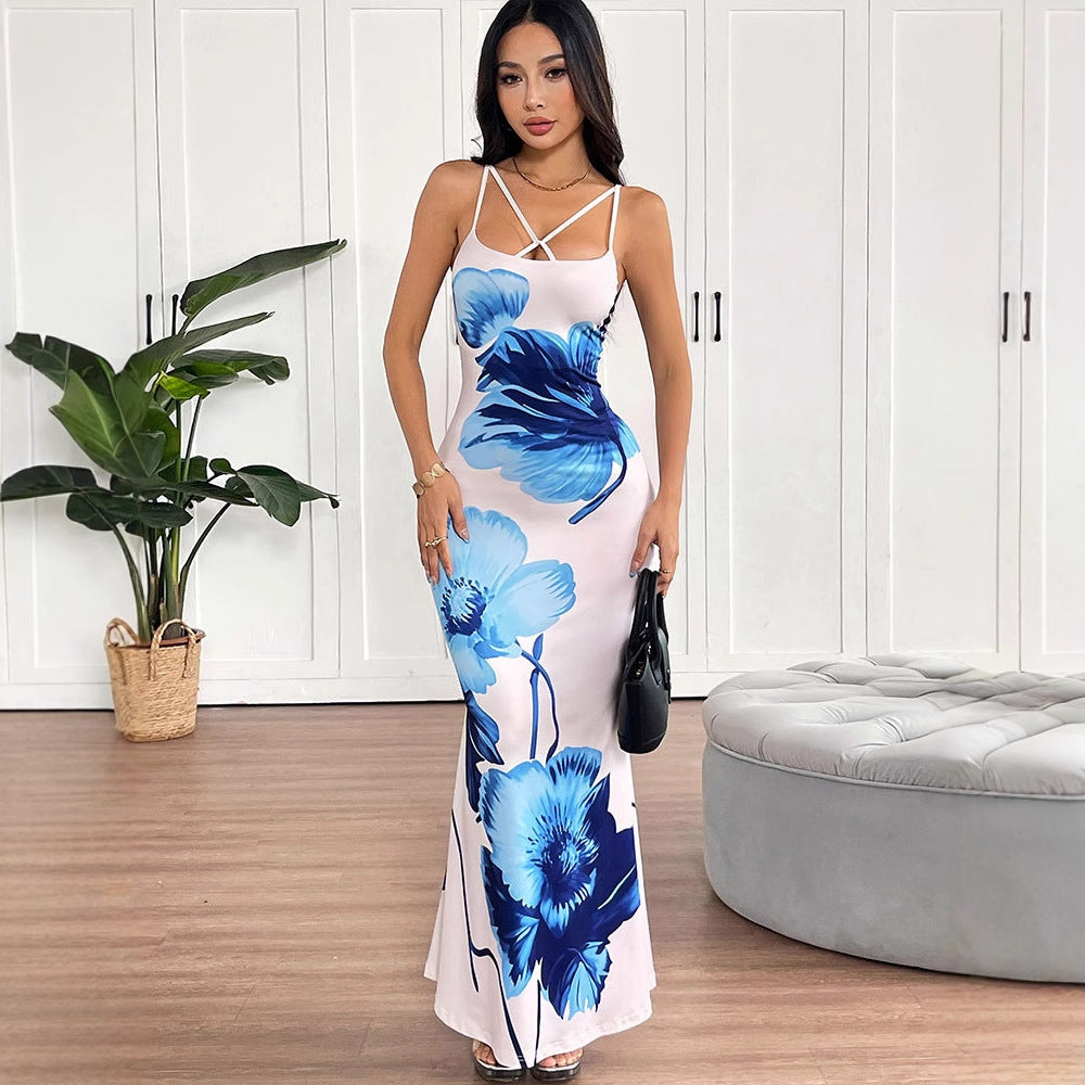 Tube-top Halterneck Sheath Dress