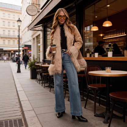 New Womens Mid-rise Bootcut Jeans